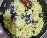 A picture of step 4 of Yellow Lemon rice🍋.
