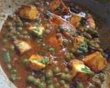 A picture of step 7 of Matar Paneer.