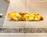 Foto del paso 13 de la receta: Pizza rústica de jamón serrano, patatas y calabacín