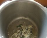 A picture of step 1 of Udad dal and rice.