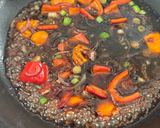 A picture of step 7 of Mongolian Beef.