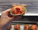 Φωτογραφία βήματος 4 της συνταγής Pink muffins with chocolate
