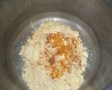 A picture of step 1 of Sev bhujiya.