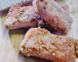 Foto del paso 3 de la receta: Jamón y queso a la milanesa