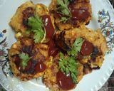 A picture of step 4 of Papad  Paneer Cutlet.