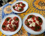Une image de l'étape 11 de Petites salades de tomates au crabe.