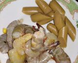 Foto langkah ke 1 dari resep Udang sosis sayur saos teriyaki.