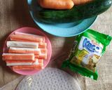 Foto langkah ke 1 dari resep Vietnamese Spring Roll | Salad Sayur.