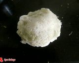 A picture of step 9 of Tri colour veg cheesy toast.