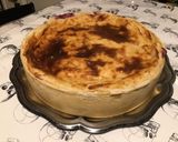 Une image de l'étape 12 de Flan pâtissier aux pêches de vigne.