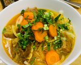 Hình bước làm 3 của món Hủ Tíu Bò Kho
