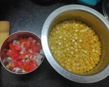 A picture of step 2 of Dal Pakwan 😋.