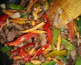A picture of step 5 of Beef in Oyster Sauce.