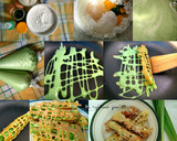 Foto langkah ke 10 dari resep Sarang laba-laba Pandan Tepung Beras.