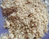 A picture of step 1 of Kaju katli.