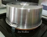 Foto langkah ke 6 dari resep (marble) Pandan Chiffon Cake.