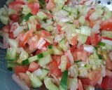 A picture of step 4 of Continental veg salad.