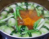 Hình bước làm 4 của món Canh BÍ ĐAO cuộn tôm thịt