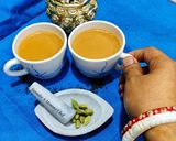 A picture of step 5 of Cardamom tea (Elaichi chai).