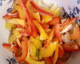 Tangy capsicum salad রেসিপির ধাপ 3 ছবি