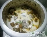 A picture of step 3 of Kaleji Dahi Masala.
