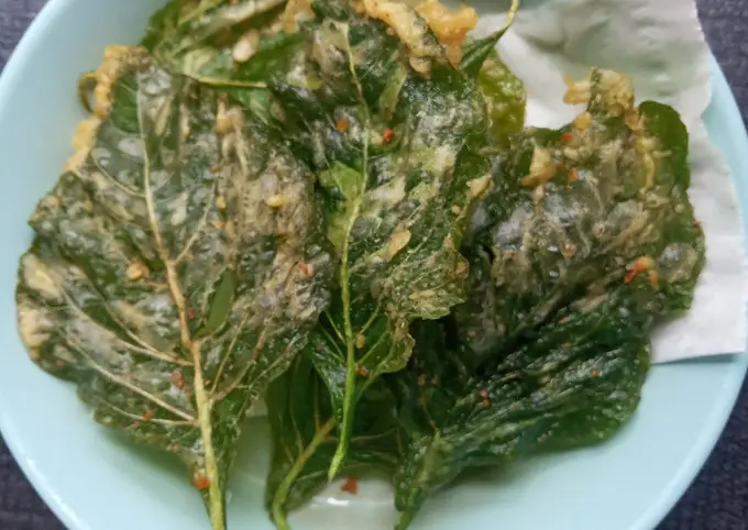 Langkah-langkah untuk membuat Cara membuat Keripik Bayam Rumahan