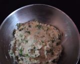 A picture of step 2 of Chicken doughnuts.