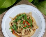 Foto langkah ke 1 dari resep Tumis Jamur Tiram Buncis ala Dapurnya Ken.