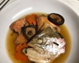 รูปขั้นตอนการทำที่ 6 ของ แซลม่อนต้มซีอิ๊ว 🐟🍲