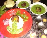 A picture of step 25 of Stuffed Paneer with veggies Kofta in Creamy Spinach Gravy.
