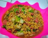 Foto langkah ke 4 dari resep Mie teka-teki ala bumil.