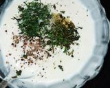 A picture of step 2 of Homemade Ranch dressing.