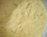A picture of step 2 of Cucumber jawar chila.