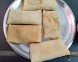 A picture of step 11 of Stuffed Maida crepe fried rolls.