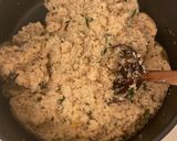 A picture of step 3 of Red rice Pundi Gatti (Rice dumplings).