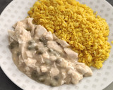 Foto del paso 4 de la receta: Pollo con alcaparras y arroz con curry