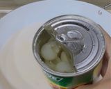 Gambar langkah 4 resipi Sagu longan.