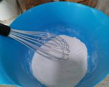 A picture of step 1 of Mom's Sunday morning pancakes.