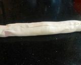 A picture of step 7 of Khoya malai khaja.