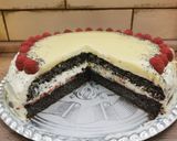 Mákos mascarponés fehércsokis ganache torta recept fázis 3 fotója