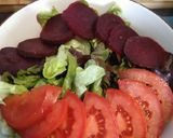 Une image de l'étape 2 de Salade mozza panée.