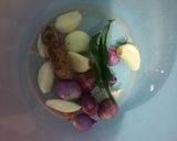 Foto langkah ke 1 dari resep Botok jamur tahu tanpa daun pisang.