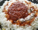 चिकन शेजवान फ्राइड राइस (chicken Schezwan fried rice recipe in marathi) रेसिपी स्टेप 5 फोटो 