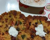 A picture of step 6 of Rajasthani Tikkar Parantha.