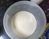 A picture of step 1 of Microwave eggless chocolate cake.