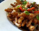 Foto langkah ke 6 dari resep Ceker Bumbu Kecap Pedas.