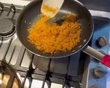 A picture of step 2 of Eggs Fried in Parmesan Breadcrumbs with Wilted Spinach.