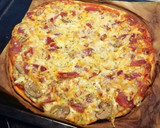 Foto del paso 7 de la receta: Pizza de Champiñones y Paleta Ibérica