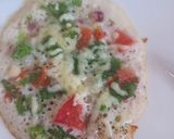 A picture of step 3 of ચીઝી ઉત્તપમ (cheesy uttapam recipe in gujarati).