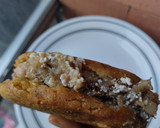 Foto del paso 5 de la receta: Arepa de maíz🫓🌽 rellena de salteado🌯🌮🤪 de berenjena ahumada🍆🥙🧆